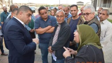 رئيس جهاز مدينة الشيخ زايد يتفقد مشروع جنة ٢ 