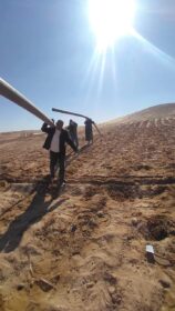 السايس يتابع حملات التصدى لحالات التعدى على أراضى املاك الدولة بالظهير الصحراوي الغربى بمركز ملوى