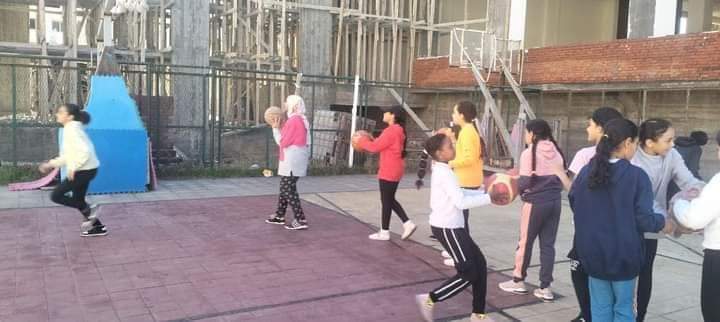 استمرار تدريبات مراكز الفتيات لكرة السلة بمركز شباب سموحه